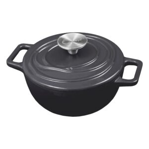 Кастрюля чугунная D24 AROMA CAST GREY, 146749