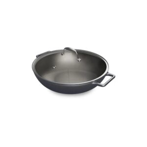Кастрюля чугунная "WOK" D35 AROMA CAST GREY, 146757