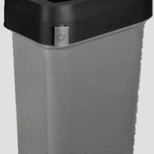 Бак для мусора "SMART BIN PRO" 50л (430X330X630мм), с крышкой "гастро" (серый) 436202311