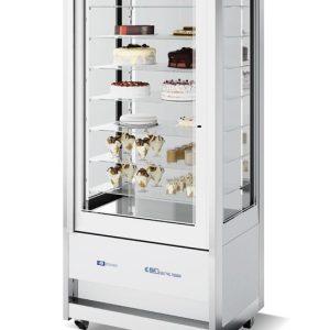 Витрина кондитерская ISA CRISTAL TOWER PASTRY 93 H206 RV TN WHITE