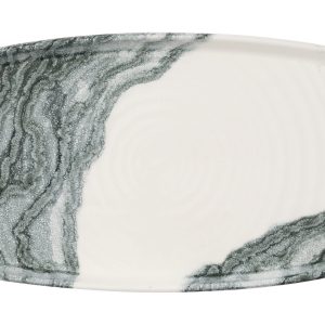 Блюдо овальное 30X15,4см H2Cм цвет TIDE BLACK TDBKWO291