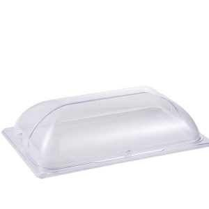 Крышка-купол прямоугольная, ROLL-TOP, для корзины для хлеба, 540*330*180мм, поликарбонат, JW-DC01